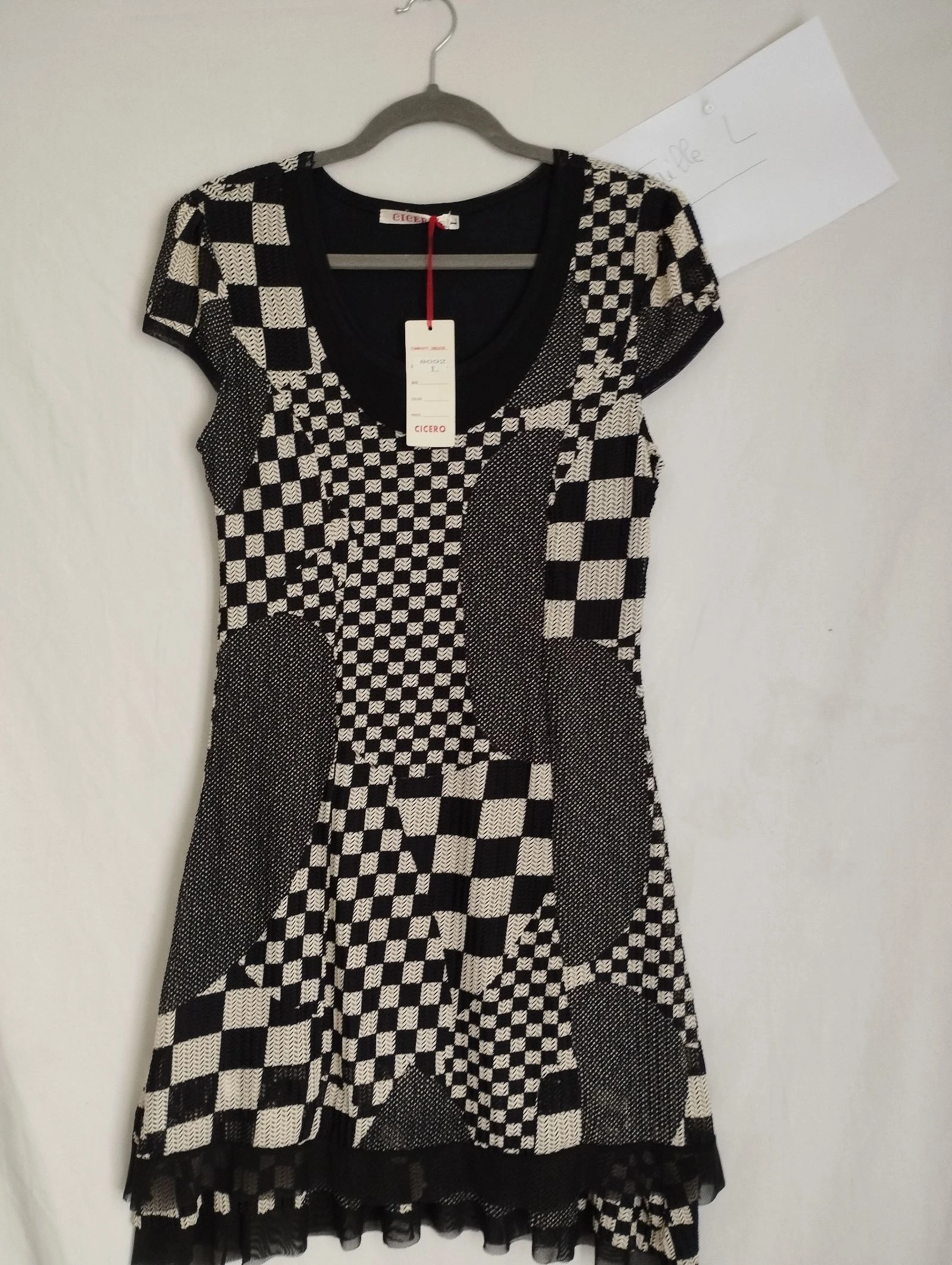 Robe imprimée patchwork cicero taille l